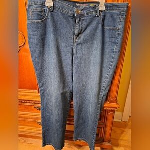 Style & Co. Denim Med Blue Straight Leg Jeans Size 18WP